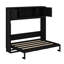 Grand lit escamotable avec armoires de rangement-121545594