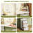 Dressing Table With 3-Color LED Round Mirror, Rotatable 3-Tier Cylindrical Storage Cabinet, Light Luxury Vanity, Easy Assembly
