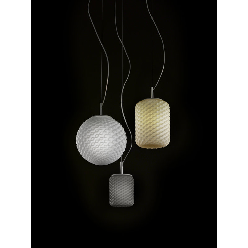 Domino 3 - Light White Cluster Pendant
