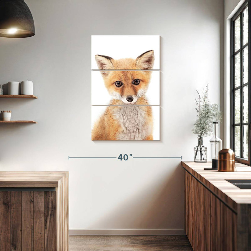 Brampt Baby Fox, 38" H x 24" W