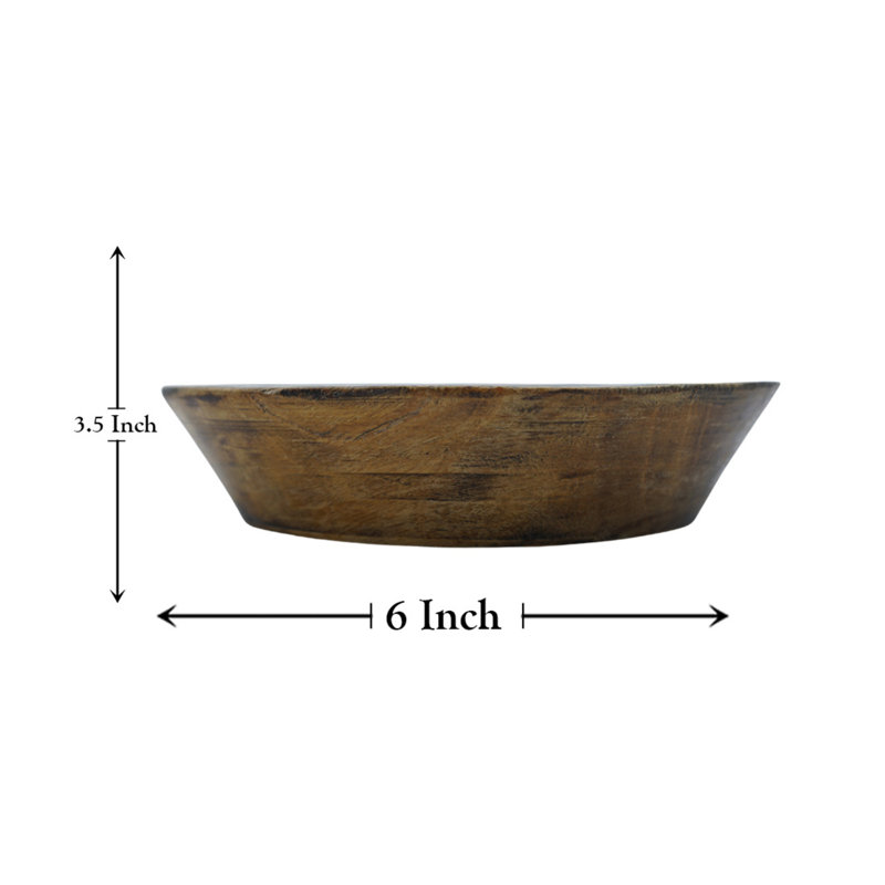 Fabdivine Solid Wood Vase for Floral Arrangements