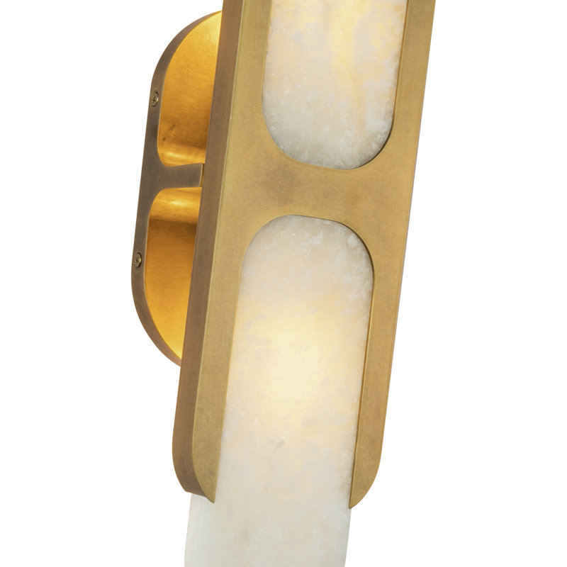 Odin 2 - Light Bath Sconce, Vintage Brass