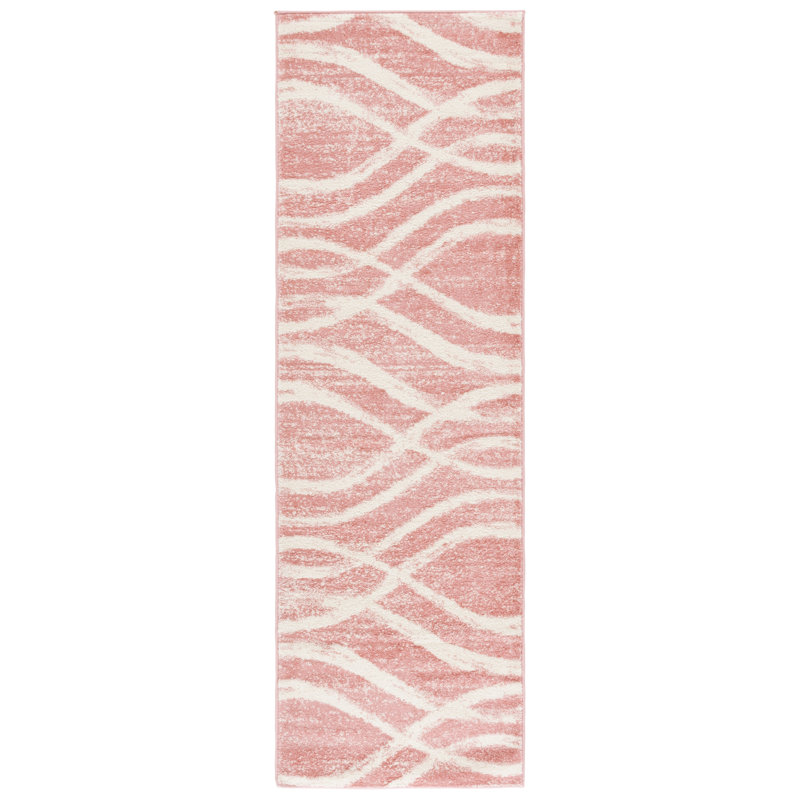 Aisel Geometric Area Rug, Runner 76 X 183cm
