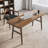 Nut-brown Rectangular Solid Wood Writing desk-613956644