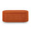 Banc de rangement moderne avec repose-pieds ovale, banc de rangement rembourré en tissu Teddy Boucle Teddy-526831186