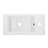 Voltaire Rectangular Ceramic Wall Hung Sink with Faucet Mount-118682192-101462132