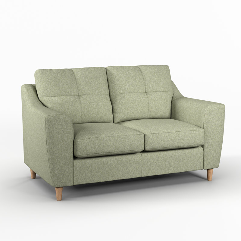 Espitia 2 Seater Polyester Tufted Sofa, Sage, 2