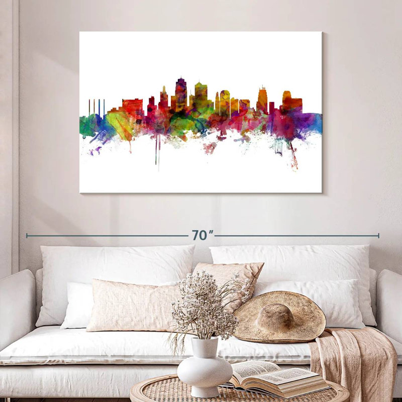 Rorry Kansas City Missouri Skyline VI, 32" H x 48" W