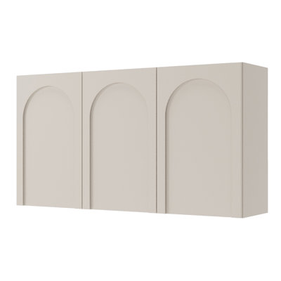 Arkadia Three Door Sideboard With Routed Fronts 150 cm Beige