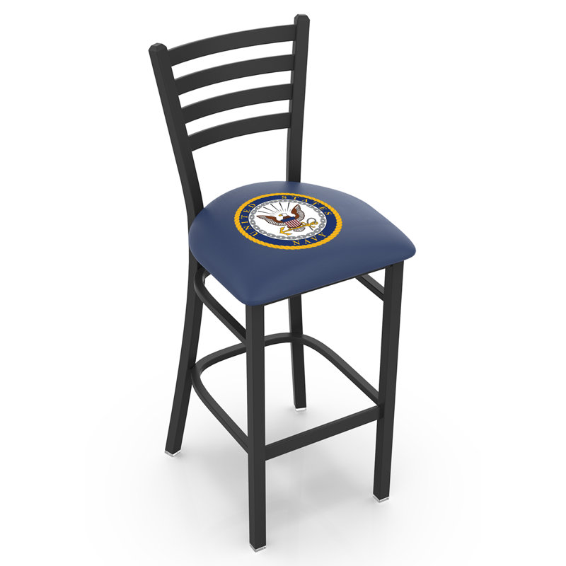 US Armed Forces Bar Stool, Blue, U.S. Navy