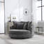 Fauteuil demi-tonneau surdimensionné avec housse-100902701