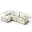 Canapés modulaires compressés 107 po (beige)-1976672869