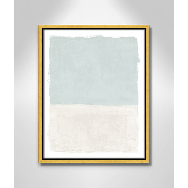 Ocean Tides I Print by Natalie Carpentieri, 12.5'' W x 15.5'' H, Gold Floater