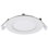 10 Watt LED Direct Wire Downlight 4-Inch CCT Selectable Round Remote Driver Black Finish