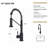 19" Single Handle Kitchen Faucet-121209933