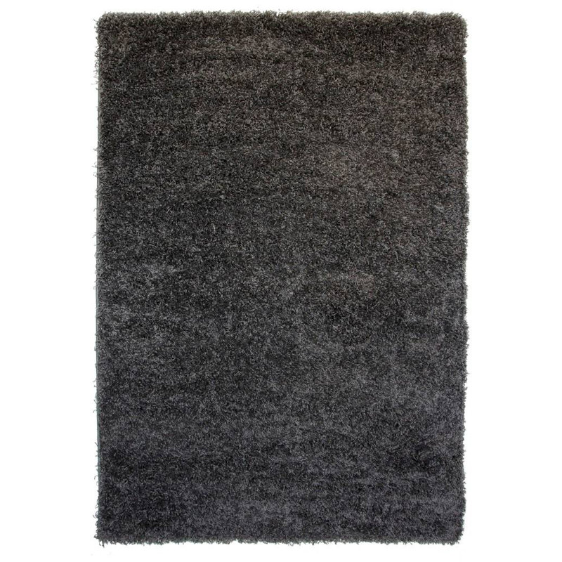 Honey-Mae Solid Colour Shag Area Rug, Rectangle 60 x 110cm