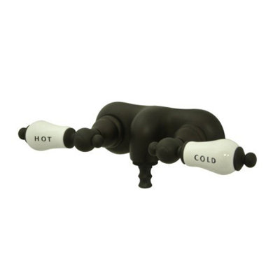 Hot Springs Double Handle Wall Mounted Clawfoot Tub Faucet