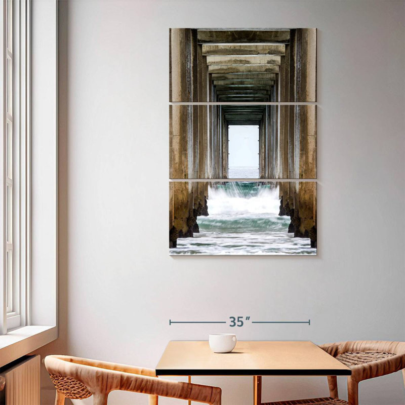 Aletra La Jolla Scripps Beach Pier, 65" H x 42" W