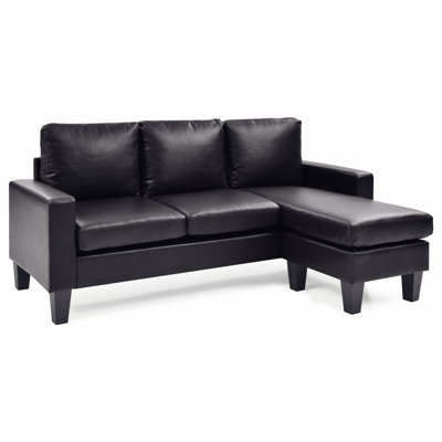 Canapé modulaire en cuir 2 pièces Vegan