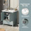 Meuble-lavabo 30 po avec lavabo-1729336257