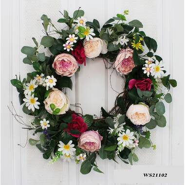 Primrue Mixed Flower 24 Foam Wreath