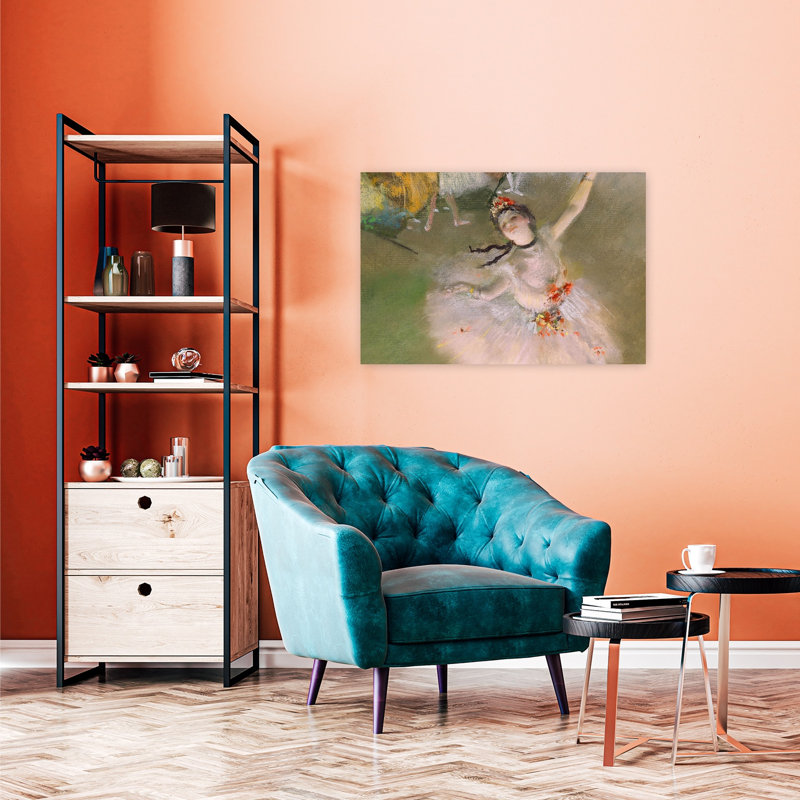 Danseur sur scène, reproduction d'art classique classique contemporaine, H 24 po x l 36 po