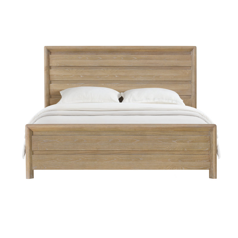 Aabia Coastal Panel Bed in a Sand Dune Finish, King