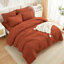 Ensemble d'édredon pour grand lit Andency vert foncé - 7 pièces Ensembles d'édredon pour grand lit, ensemble de lit léger uni avec édredon, draps, taies d'oreiller et taies décoratives-124612820-124612830