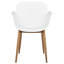 Norrell 45cm H Metal Spindle Side Chair in White