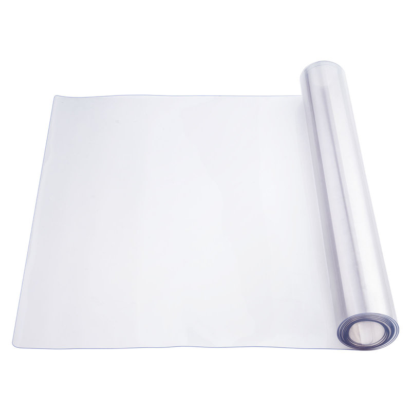 PVC Table Protector Clear Plastic Desk Protector, 24" W x 96" L