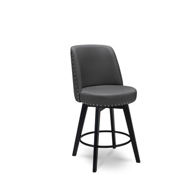 Gustavus Swivel Upholstered Counter Stool