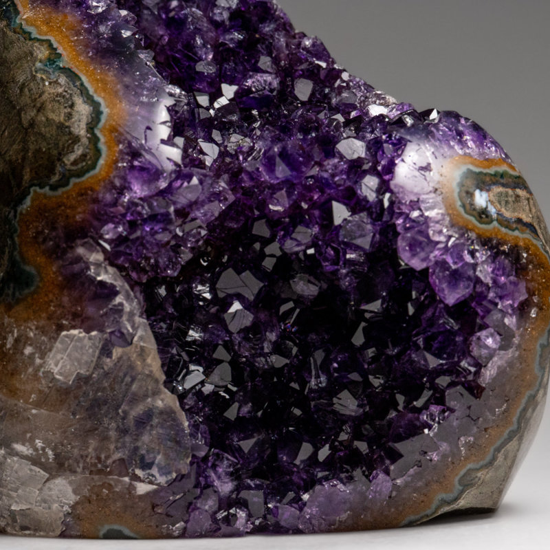 Genuine Amethyst Crystal Cluster From Brazil (2.55 Lbs)