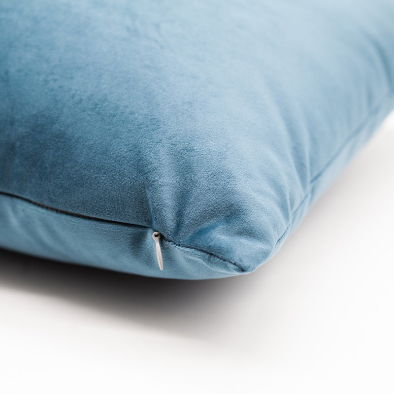  Polyester Throw Square Pillow Cover & Insert, Navy
