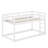 Solid Rubber Wooden Twin over Twin Loft Bed with Ladder-105501996