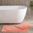 Reversible solid set of 2 peach bath mat-854743248