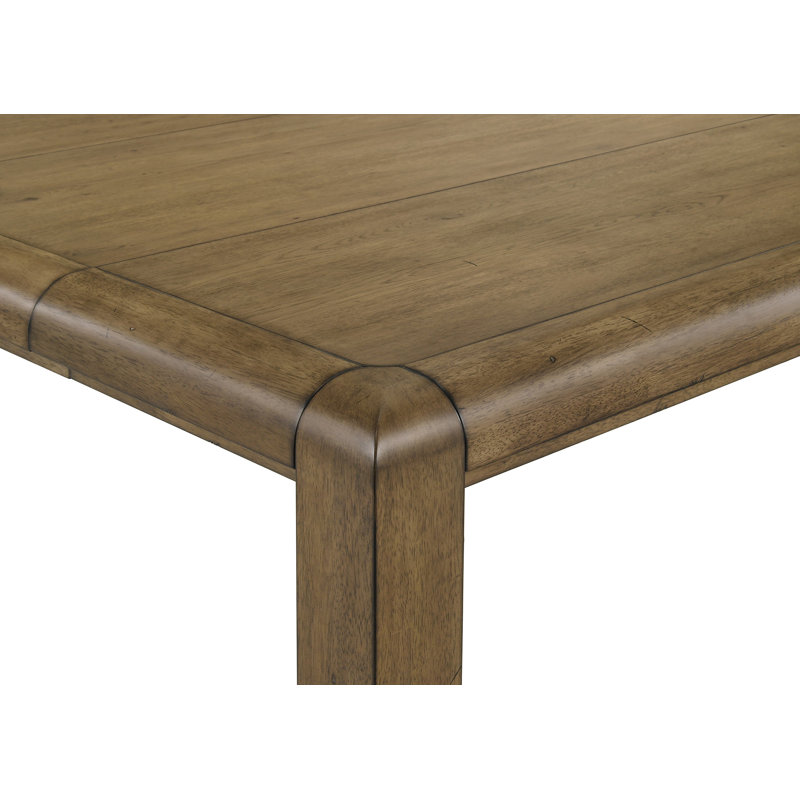 Table à hauteur de comptoir brune / beige Cockrell avec rallonge de 18 po