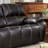 Baehr Leather 39'' Reception Loveseat