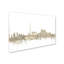 « toronto canada horizon sheet music », impression sur toile tendue-15721806