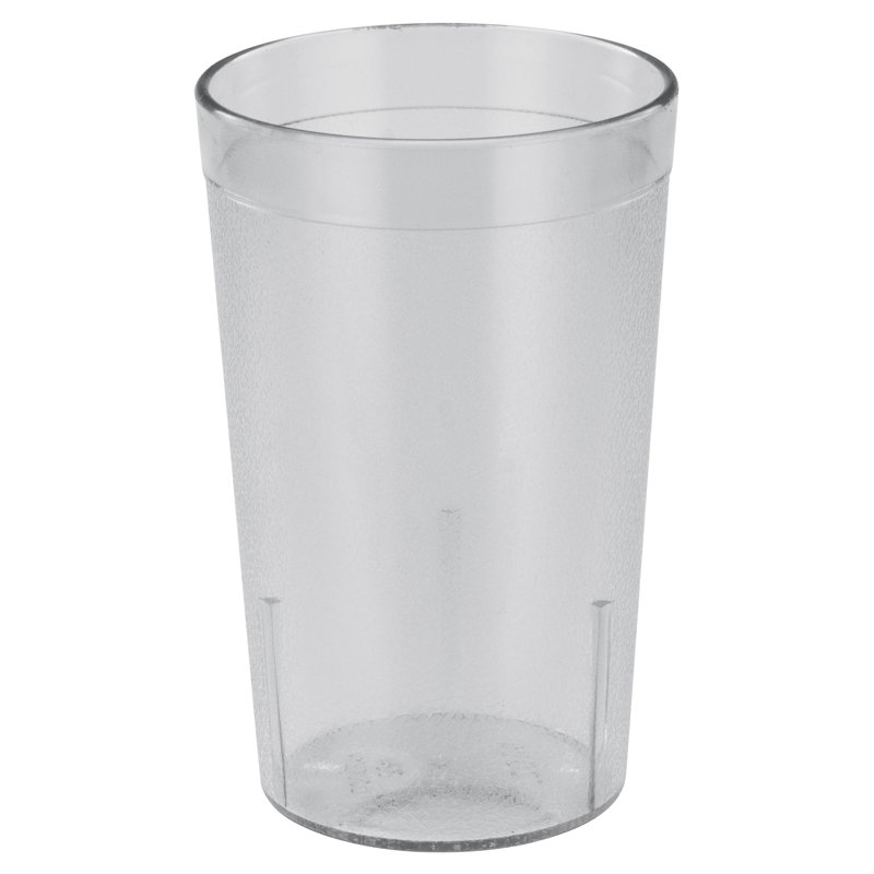 Verre texturé en verre texturé, Transparent, Verre à vin sans pied