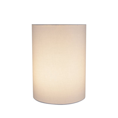 Natural Linen Lamp Shade - Retro Drum Style In Beige - Perfect For Table & Floor Lamps - Farmhouse & Rustic Decor