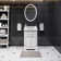 Goyette 24" W Single Bathroom Vanity Set with Mirror