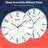 White Round Analog Wall Clocks