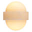Wall Lamp Icarus Antique Brass Finish Alabaster