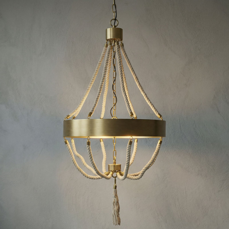 Alec 8 - Light Chandelier, Antique Brass