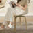 Wathen Fabric Upholstered Swivel Dining Arm Chair-1371653944