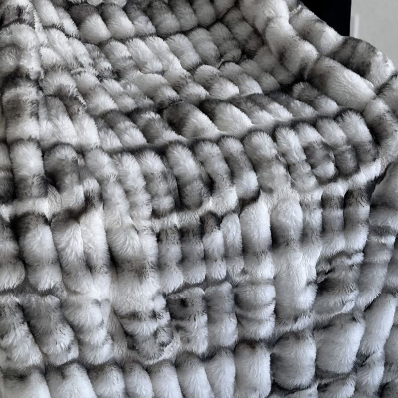 Couverture, Blanc cassé, L 102 po x L 116 po