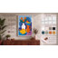 Blooming Tablescape Geometric 1 Piece Wrapped Canvas Wall Art-1668526722-1668526726