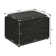 Saribel 22.75" Wide Fabric Rectangle Ottoman with Reversible Tray