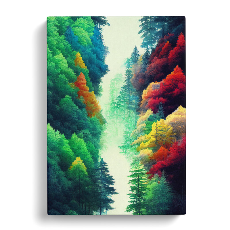Wondrous Forest - Wrapped Canvas, 50cm H x 35cm W x 3cm D