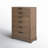 Kaziyah Solid Wood 42'' W 6 - Drawer Dresser